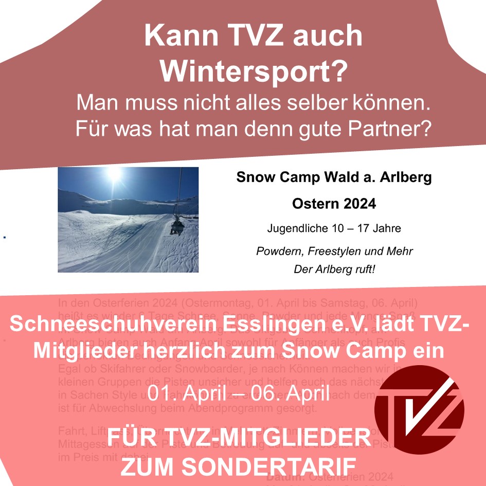 You are currently viewing Ab in den Schnee: TVZ wird vertreten sein