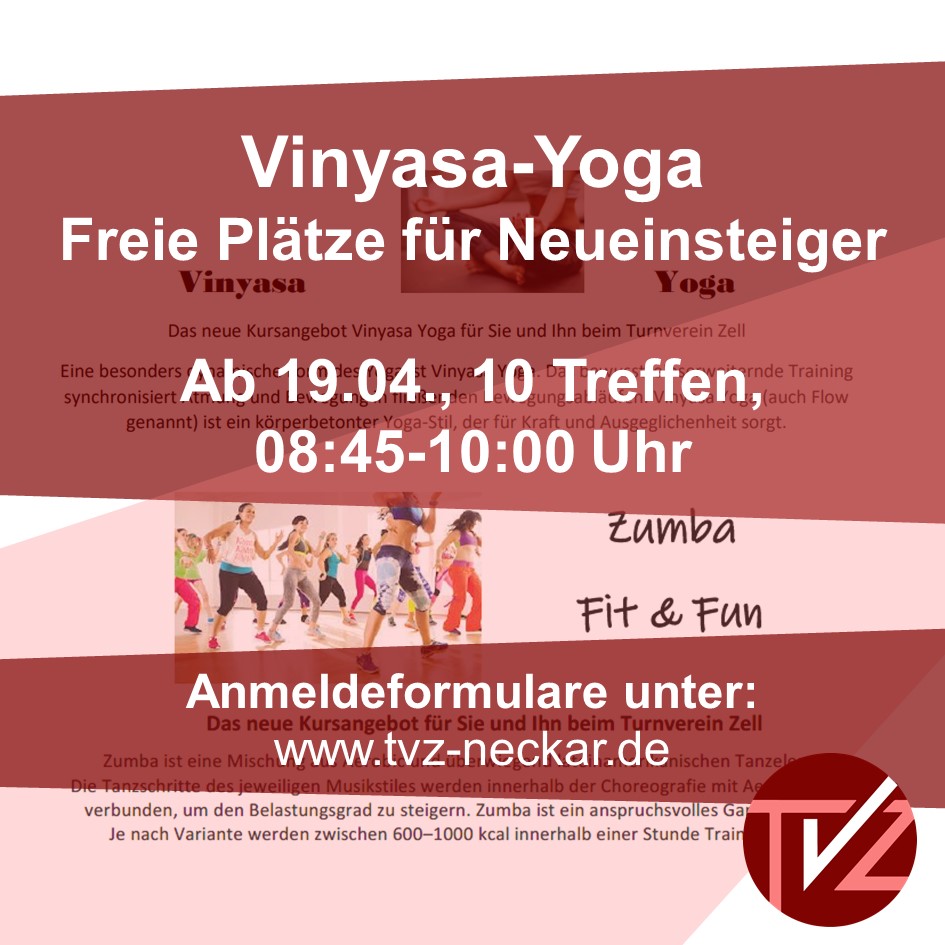 Read more about the article Vinyasa-Yoga: Freie Plätze