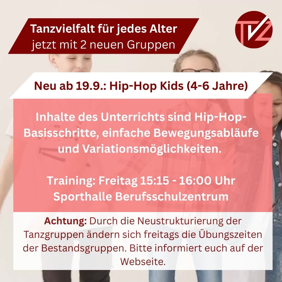 Read more about the article Neue Tanzgruppen