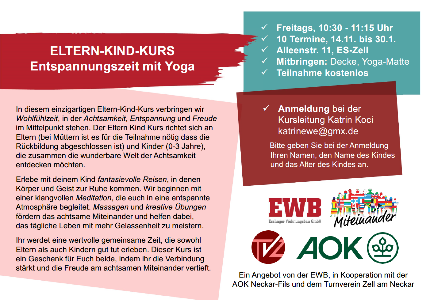 Read more about the article Eltern-Kind-Kurs: Yoga